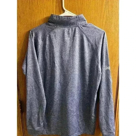 Stitches MLB Kansas City Royals Men's Athletic 1/4 Zip Raglan Top, Small - Picture 5 of 6